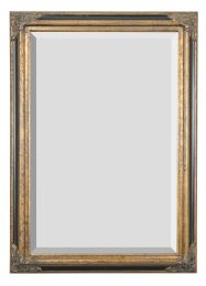 Mini Grand Victorian Mirror 24x36 Antique Gold with Black