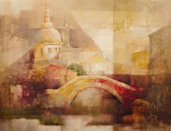 Abstract Bridge Gallery Wrap