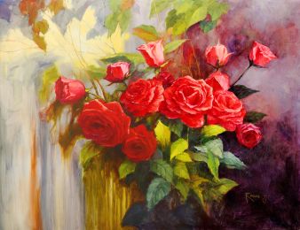 Rose Still Life Gallery Wrap