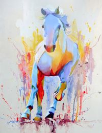 Vibrant Horse Gallery Wrap