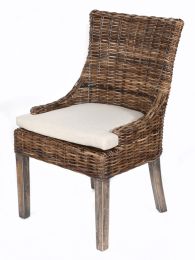 Alfresco Dining Chair Kuba Weave Colorado Dark Stain