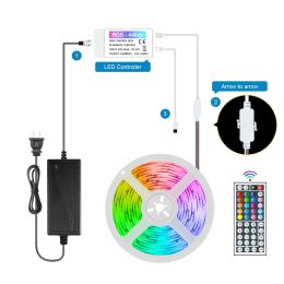 Epoxy Waterproof 44 Keys 5 M Blister Colorful Color Changing Soft Light Strip