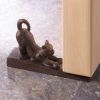 Accent Plus Cast Iron Stretching Kitty Cat Door Stopper