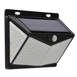 208LED Solar Wall Lamp Human Body Induction Garden Lamp Villa Landscape Lamp