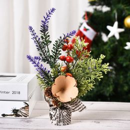 Simple Mini Christmas Decoration Window Small Tree Photography Props