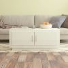 vidaXL Coffee Table High Gloss White 40.2"x19.7"x17.7" Engineered Wood