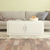 vidaXL Coffee Table White 40.2"x19.7"x17.7" Engineered Wood