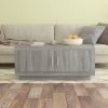 vidaXL Coffee Table Gray Sonoma 40.2"x19.7"x17.7" Engineered Wood