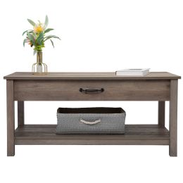 Lifting coffee table - water mine gray