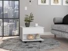 Peterson 1-Drawer 1-Shelf Lift Top Coffee Table White