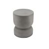 Outdoor Faux Wood Stump Side Table Coffee Table; Side table ; End Table Accent table Round Cement Grey