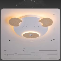 Creative Cartoon Bear Simple Modern Princess Room Lamp