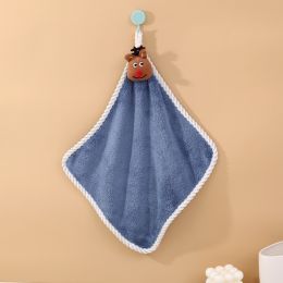 Coral Velvet Santa Wipes Hand Towels