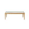 Gwynn Coffee Table in Natural & Frosted Glass