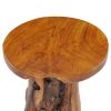 vidaXL Coffee Table 15.7"x15.7" Solid Teak Wood