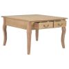 vidaXL Coffee Table Brown 31.5"x31.5"x19.7" Wood