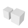 Upgrade MDF Nesting table/side table/coffee table/end table for living room; office; bedroom White; set of 2