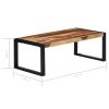 vidaXL Coffee Table 43.3"x23.6"x15.7" Solid Sheesham Wood