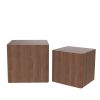 MDF Nesting table/side table/coffee table/end table for living room; office; bedroom Walnut; set of 2