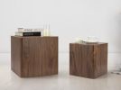 MDF Nesting table/side table/coffee table/end table for living room; office; bedroom Walnut; set of 2