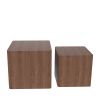 MDF Nesting table/side table/coffee table/end table for living room; office; bedroom Walnut; set of 2