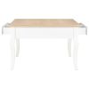 vidaXL Coffee Table White 31.5"x31.5"x19.7" Wood