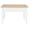 vidaXL Coffee Table White 31.5"x31.5"x19.7" Wood