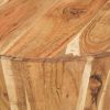 vidaXL Coffee Table âˆšÃ²25.6"x12.2" Solid Acacia Wood