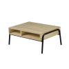 31.7" L Rectangular Coffee Table with Storage Open Drawer