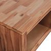 vidaXL Coffee Table Solid Acacia Wood 35.4"x19.7"x14.8"