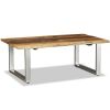 vidaXL Coffee Table Solid Reclaimed Wood 39.4"x23.6"x15"