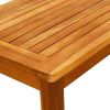 vidaXL Patio Coffee Table 27.6"x15.7"x14.2" Solid Acacia Wood