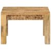 vidaXL Coffee Table 21.7"x21.7"x13.8" Solid Wood Mango