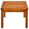 vidaXL Patio Coffee Table 35.4"x19.7"x14.2" Solid Acacia Wood