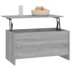 vidaXL Coffee Table Gray Sonoma 40.2"x21.9"x20.7" Engineered Wood