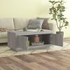 vidaXL Coffee Table Gray Sonoma 40.2"x19.7"x17.7" Engineered Wood