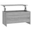 vidaXL Coffee Table Gray Sonoma 40.2"x21.9"x20.7" Engineered Wood