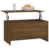 vidaXL Coffee Table Brown Oak 40.2"x21.9"x20.7" Engineered Wood