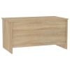 vidaXL Coffee Table Sonoma Oak 40.2"x21.9"x20.7" Engineered Wood