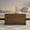 vidaXL Coffee Table Brown Oak 40.2"x21.9"x20.7" Engineered Wood