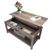 Lifting coffee table - water mine gray