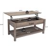 Lifting coffee table - water mine gray