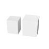 Upgrade MDF Nesting table/side table/coffee table/end table for living room; office; bedroom White; set of 2