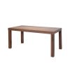 Wooden Coffee Table; Sofa Center Table for Living Room; Home; Office( Walnut Color)