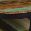 vidaXL Coffee Table Solid Reclaimed Wood 25.6"x12.6"