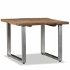 vidaXL Coffee Table Solid Reclaimed Wood 21.7"x21.7"x15.7"