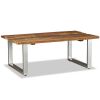 vidaXL Coffee Table Solid Reclaimed Wood 39.4"x23.6"x15"