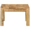 vidaXL Coffee Table 21.7"x21.7"x13.8" Solid Wood Mango