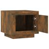 vidaXL Coffee Table Smoked Oak 20.1"x19.7"x17.7" Engineered Wood