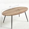 COFFEE Table for 4 people With Round Mdf Table Top; Pedestal Dining Table; End Table Leisure Coffee Table